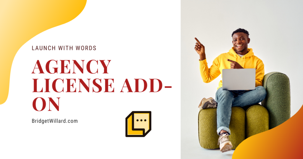agency license add on launch with words featured image