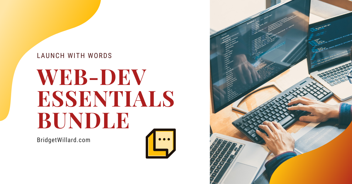 Launch With Words Web-Dev Essentials Bundle BridgetWillard.com